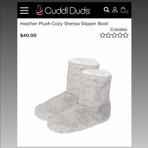 Cuddl Duds Sherpa Slipper Boots